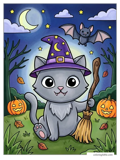 Colored example of this coloring page