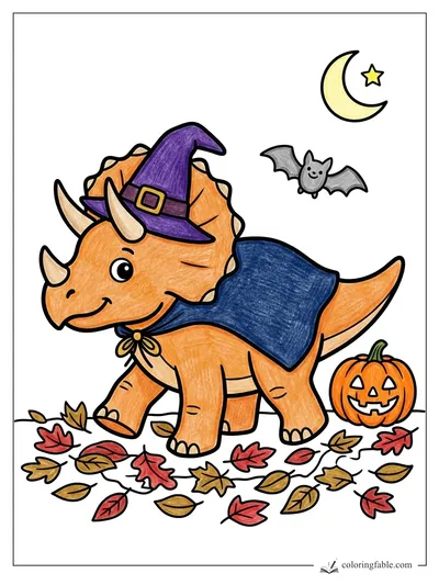 Colored example of this coloring page