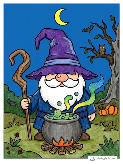 Colored example of this coloring page