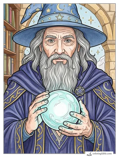 Colored example of this coloring page