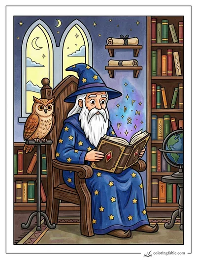 Colored example of this coloring page