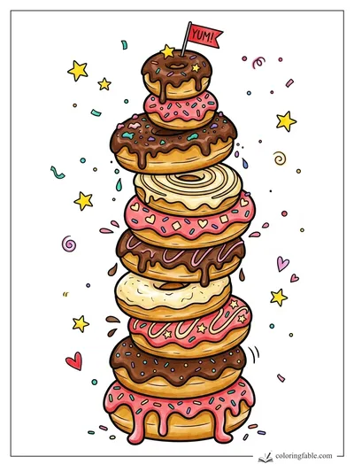 Colored example of this coloring page