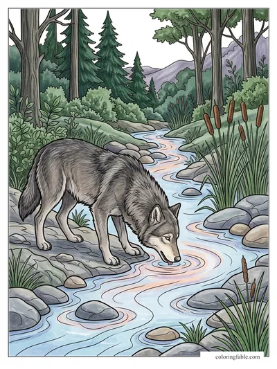 Colored example of this coloring page