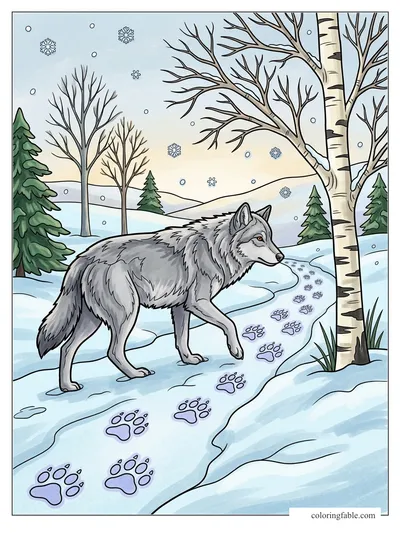 Colored example of this coloring page
