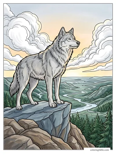 Colored example of this coloring page