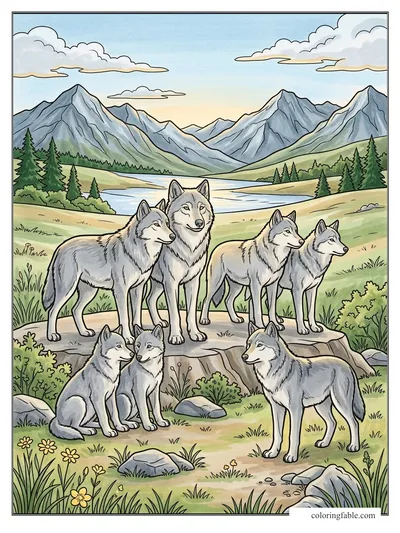 Colored example of this coloring page