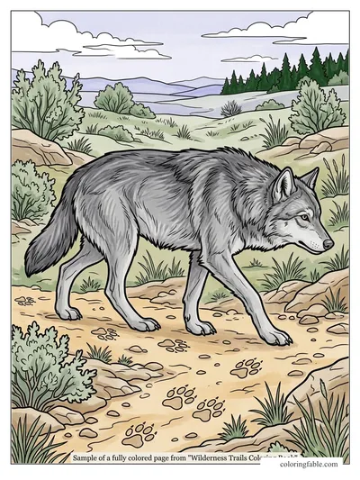 Colored example of this coloring page