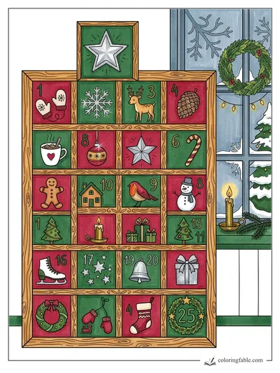 Colored example of this coloring page