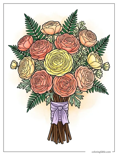 Colored example of this coloring page