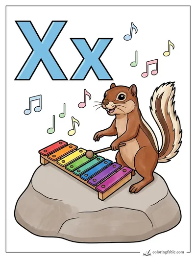 Colored example of this coloring page