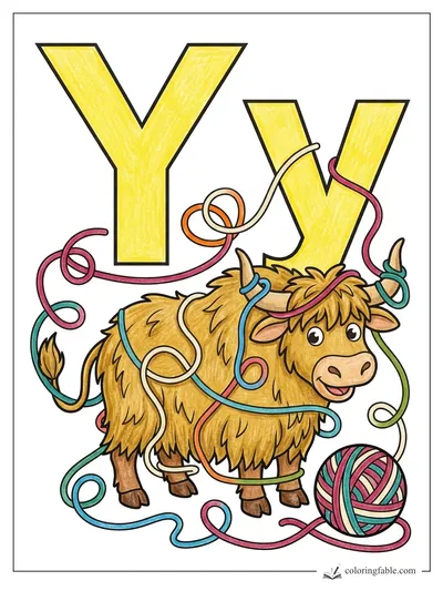 Colored example of this coloring page