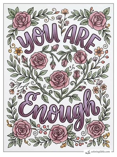 Colored example of this coloring page