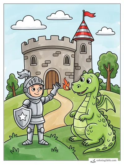 Colored example of this coloring page