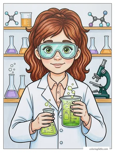 Colored example of this coloring page