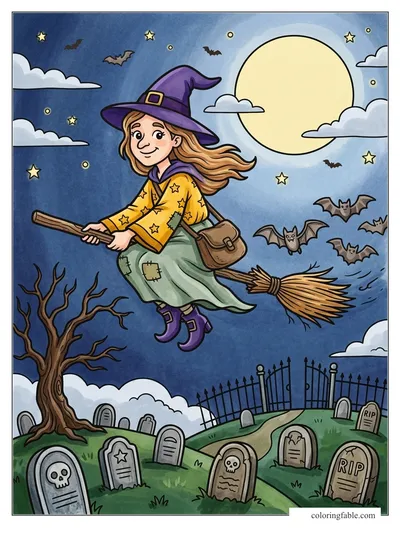 Colored example of this coloring page