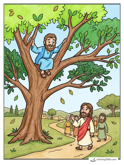 Colored example of this coloring page