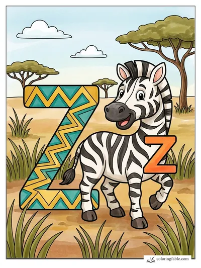 Colored example of this coloring page