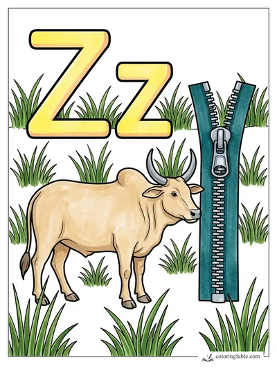 Colored example of this coloring page