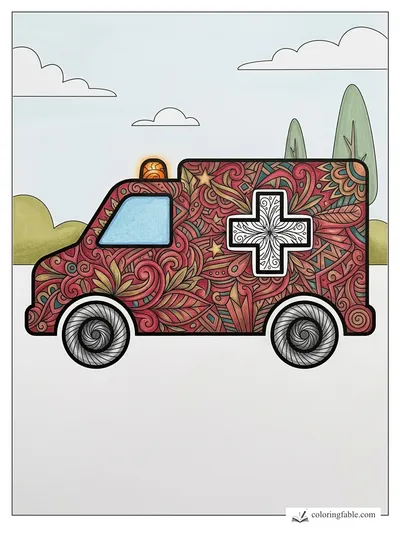 Colored example of this coloring page