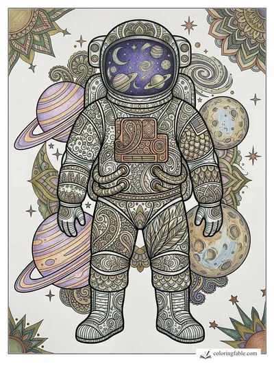 Colored example of this coloring page