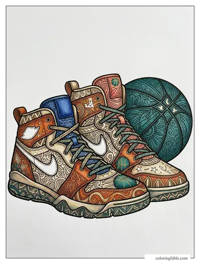 Colored example of this coloring page