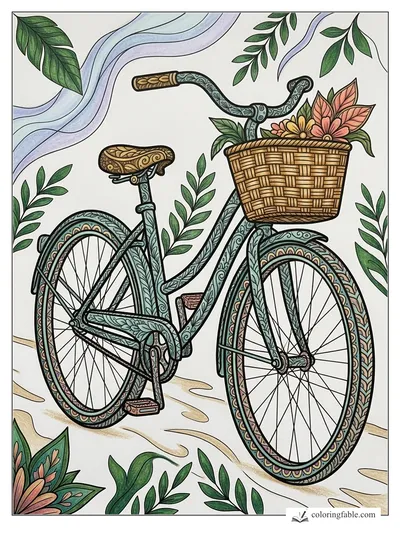 Colored example of this coloring page