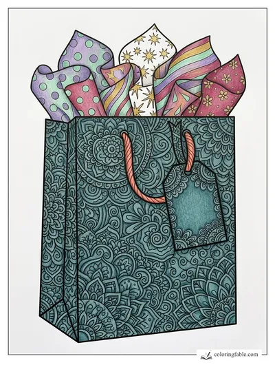 Colored example of this coloring page