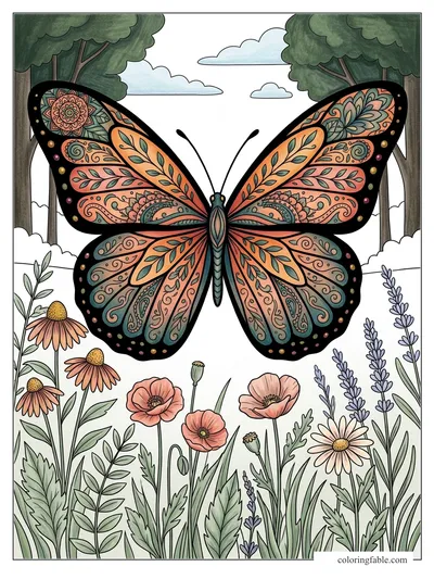 Colored example of this coloring page