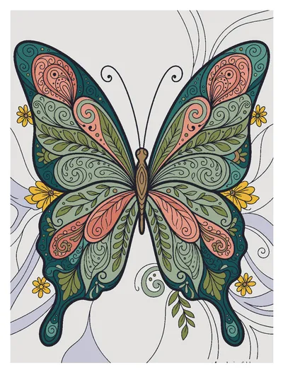 Finished color by number solution