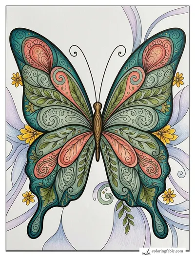 Colored example of this coloring page