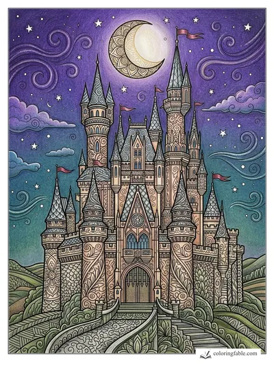 Colored example of this coloring page