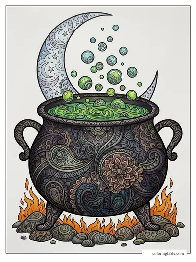 Colored example of this coloring page