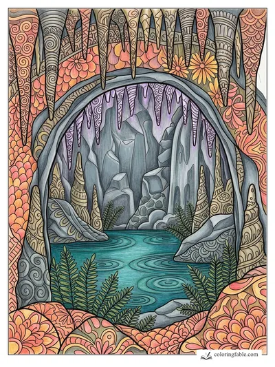 Colored example of this coloring page