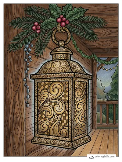 Colored example of this coloring page