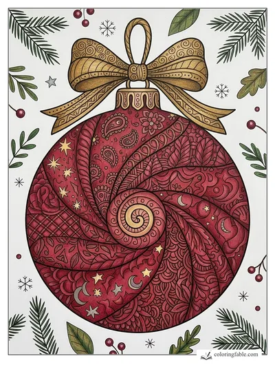 Colored example of this coloring page