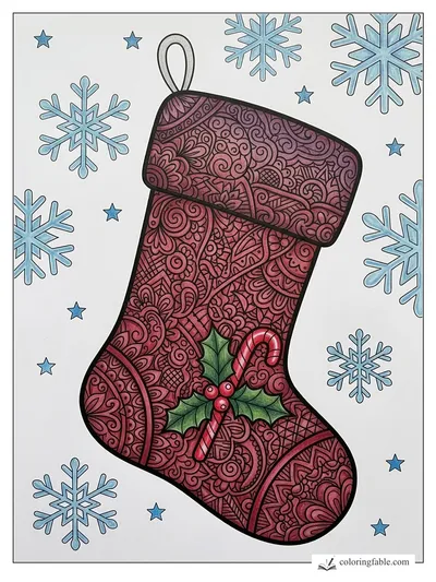 Colored example of this coloring page