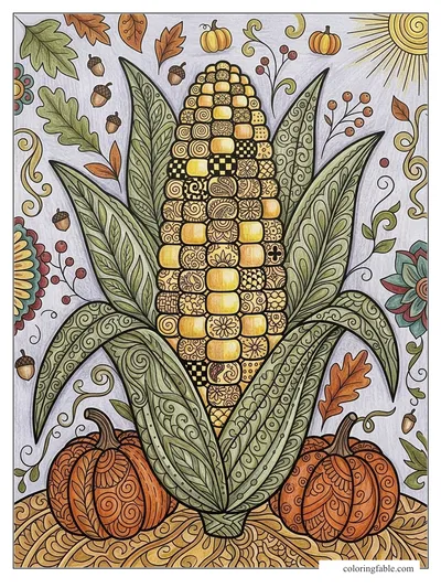 Colored example of this coloring page