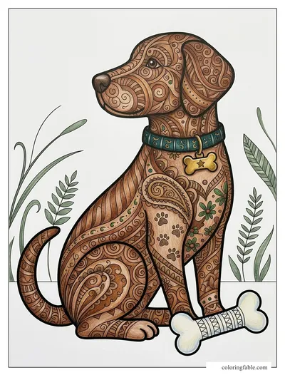 Colored example of this coloring page