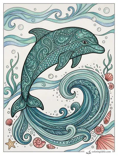 Colored example of this coloring page