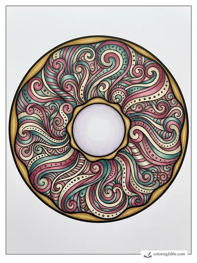 Colored example of this coloring page