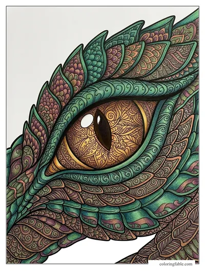 Colored example of this coloring page