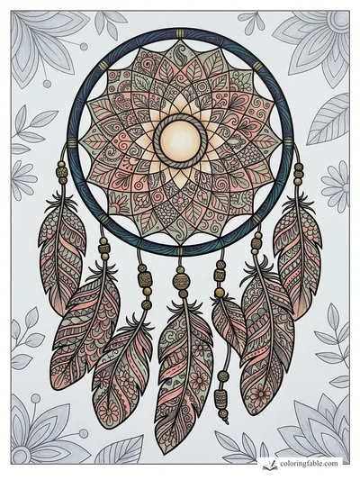 Colored example of this coloring page