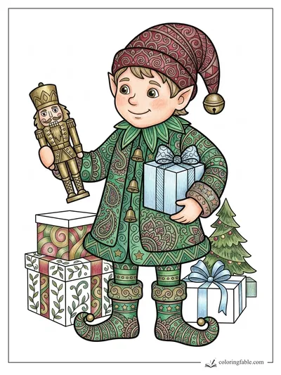 Colored example of this coloring page