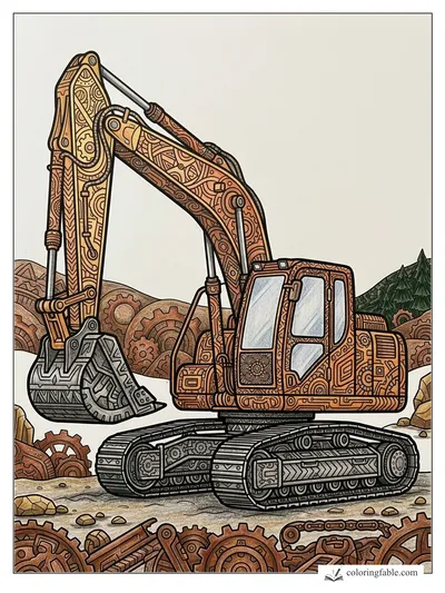 Colored example of this coloring page