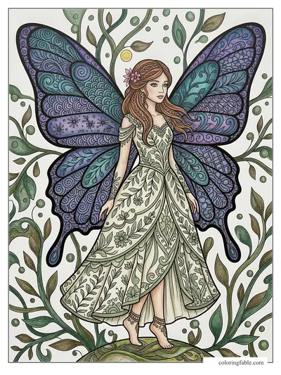 Colored example of this coloring page