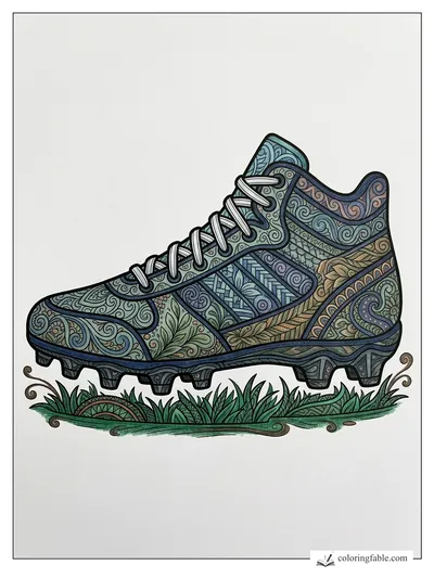 Colored example of this coloring page