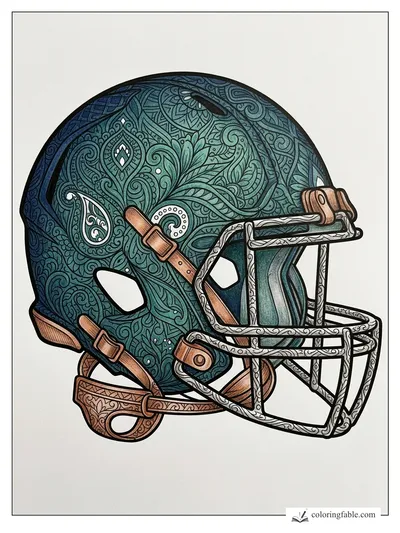 Colored example of this coloring page