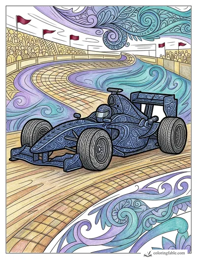 Colored example of this coloring page
