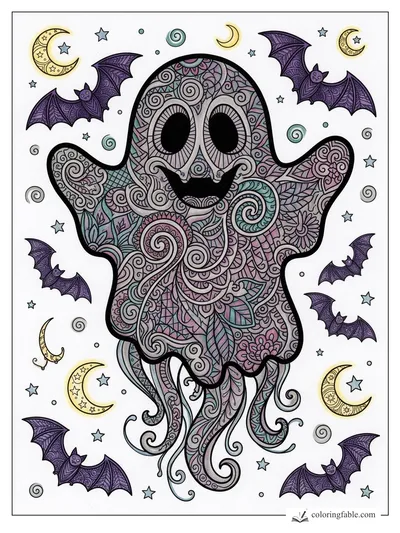 Colored example of this coloring page