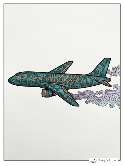 Colored example of this coloring page